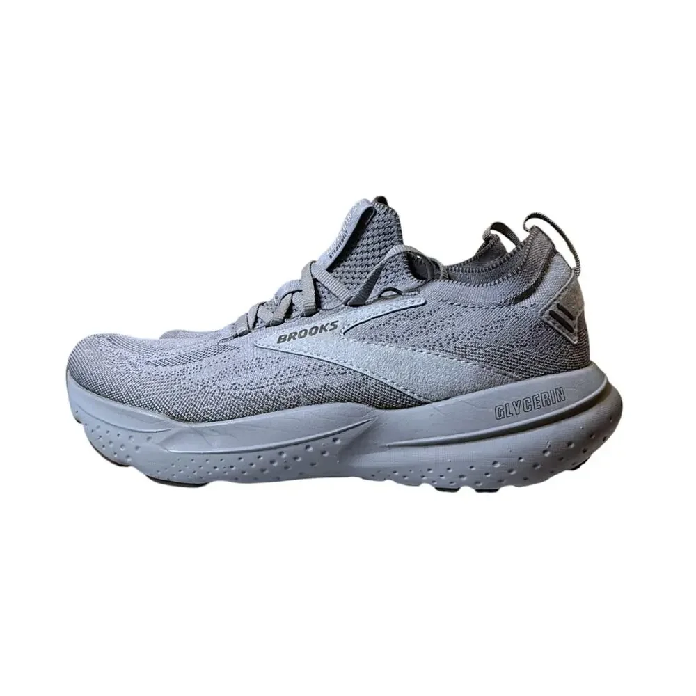 Brooks Glycerin StealthFit 21 Running Shoes Mens Blue Gray Knit Sz 11.5 - Picture 3 of 8